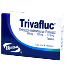 Trivafluc, tinidazol, infecciones genitales, tabletas, Rimsa, RX-ginecologia